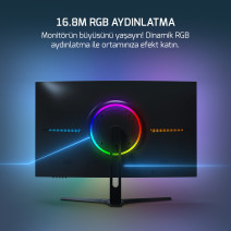 27 GAMEPOWER VIVID F20 CURVED 1MS 144Hz MONITOR