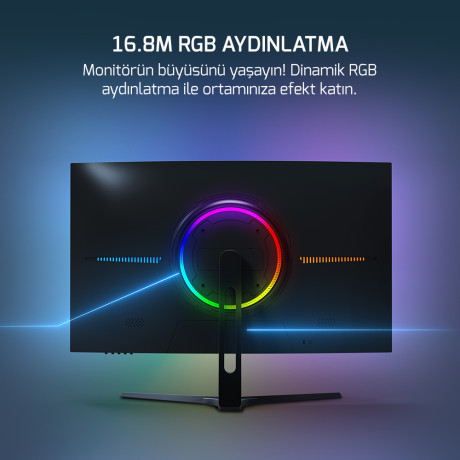 27 GAMEPOWER VIVID F20 CURVED 1MS 144Hz MONITOR